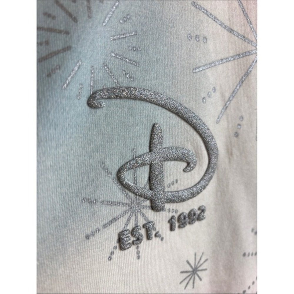 Disneyland Paris Like New Pastel Fireworks Glitter Puffy Lettering Consign - Picture 3 of 11